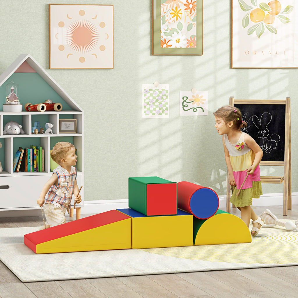 5 Piece Climb and Crawl Activity Play Set, Assorted