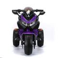 3-Wheel Kids Ride-On Motorcycle with Manual Throttle & Foot Brake, One-Button Start, Motorbike for Ages 3-5, 43.5″ L x 23.5″ W x 29″ H, Purple