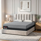 Queen Mattress, 14 Inch Memory Foam Mattress for Pressure Relief, Graphene Gel Cooling Copper Bed in a Box, Made in USA