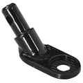 BikeTrailer Hitch, Steel Type 'B' Bicycle Trailer, Powder Coating, Durable and Sturdy, Cargo Hitch Coupler, for Cargo, Child and Pet Trailers, Black