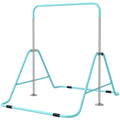 Folding Gymnastics Bar for Kids, Adjustable Height, Green
