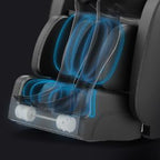 Shiatsu Massage Chair with Zero Gravity, Full Body Recliner with SL-Track, Bluetooth Speaker, Thai Stretch, USB Charging, Heating, Foot Roller Massager, 58" L x 30" W x 33.5" H, Black