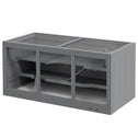 Extra Large Wooden Hamster Cage with Opening Roof, Hut, Ramps, Gray