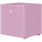 1.1 Cu.Ft Countertop Mini Freezer, Compact Upright Freezer with Removable Shelves, Pink