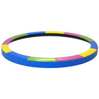 12FT Trampoline Spring Cover, Safety Trampoline Pad Replacement, Waterproof and Tear Resistant, All Weather Trampoline Accessories, No Holes for Pole, Multi Color