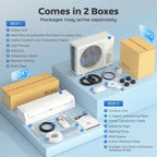 23000 BTU Mini Split Air Conditioner, 22 SEER2 230V WIFI Enabled Inverter AC Unit Cools up to 1500 Sq.Ft