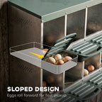 Chicken Nesting Boxes, 8 Compartment Metal Nesting Boxes for Chickens, Two-Tier Egg Laying Boxes with Vented Holes
