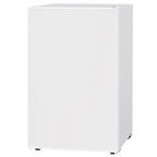 4.5 Cu.Ft Mini Fridge, Single Door Refrigerator with Freezer, Wheels, Adjustable Thermostat, Reversible Door, White