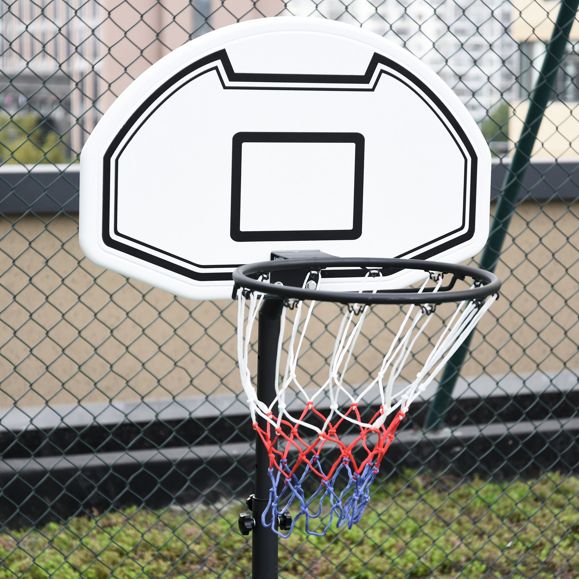 Height Adjustable Basketball Hoop, Portable Basketball Stand, 30" Backboard, Indoor Outdoor Goals Set for Kids Youth Adults