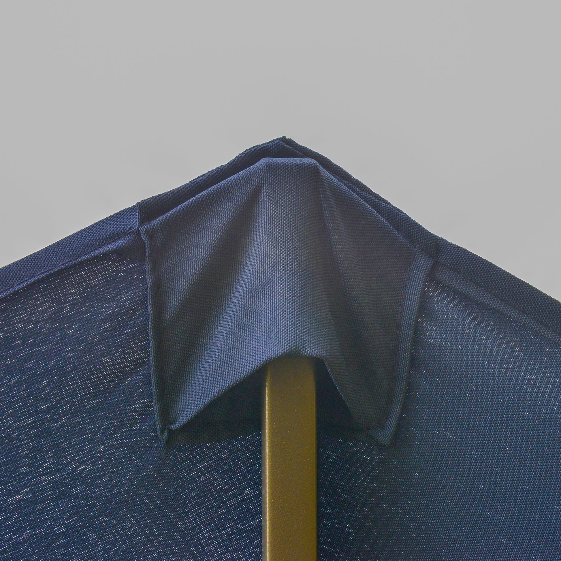 Double-Sided Patio Umbrella, Rust-Resistant Steel, Poolside Shade, Dark Blue