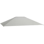 10' x 13' Gazebo Canopy Replacement Roof for 84C-116, Light Gray