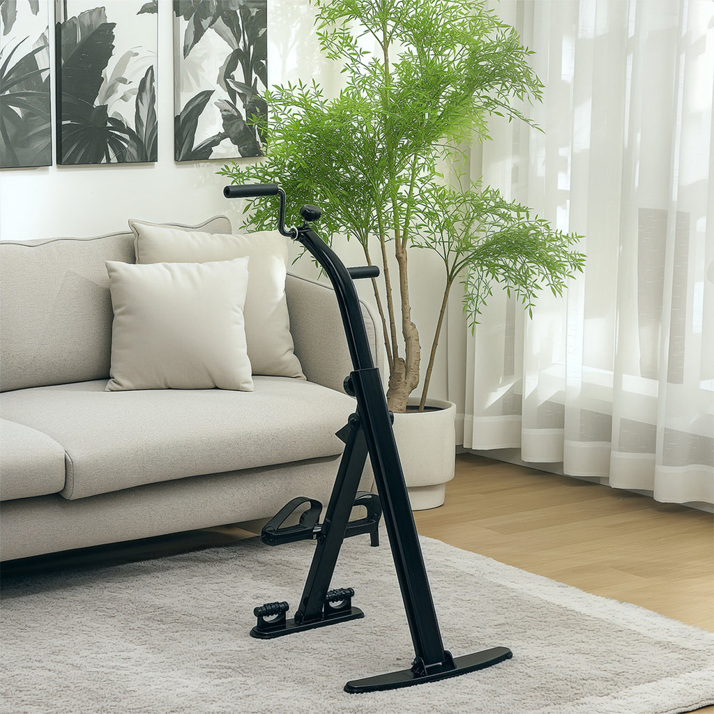 Seated Pedal Exerciser, Foldable Leg Exercise Bike with LCD Monitor for Seniors Elderly, Rehabilitation Recovery Therapy
