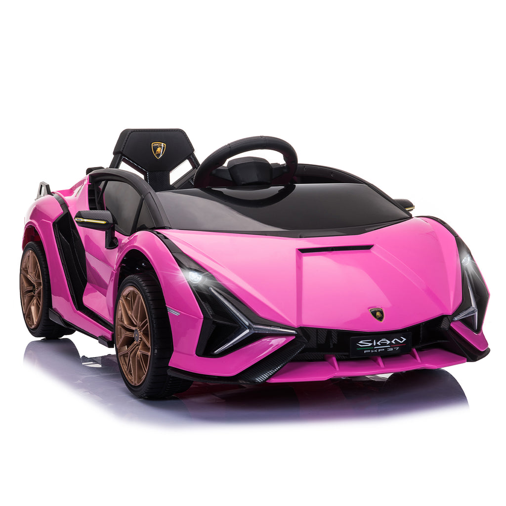 SIAN 12V Kids Rechargeable Ride On Car Toy w/ Remote Control, Pink