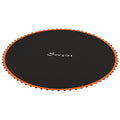 Trampoline Replacement Mat, Fits 12' Trampoline w/ 72 V-Hooks & 5.5" Springs (Spring & Frame not Included), Orange