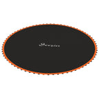 Trampoline Replacement Mat, Fits 12' Trampoline w/ 72 V-Hooks & 5.5" Springs (Spring & Frame not Included), Orange