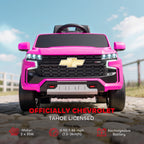Electric Ride on Car 12V Kids Ride-on Toy, Pink
