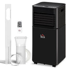 10000 BTU Portable Air Conditioner with Dehumidifier, Cooling Fan, Sleep, Remote, 24H Timer, Auto Off, Black