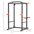 Power Tower Pull Up Bar Squat Rack Power Cage At Home Workout Equipment,Upper Body Strength Training Equipment