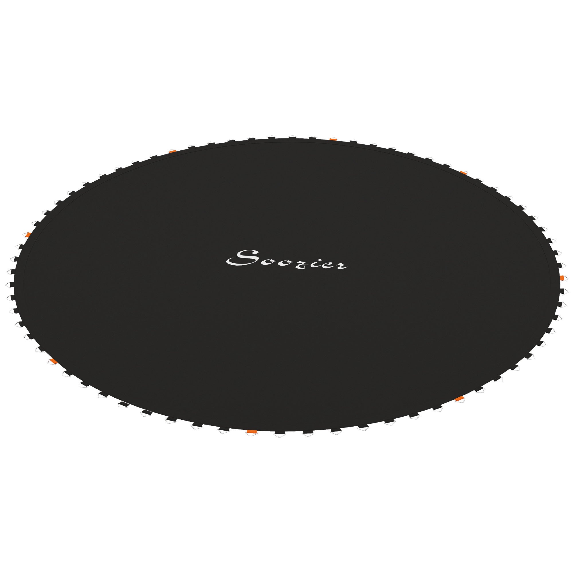 Trampoline Replacement Mat, Fits 12' Trampoline w/ 72 V-Hooks & 5.5" Springs (Spring & Frame not Included), Black